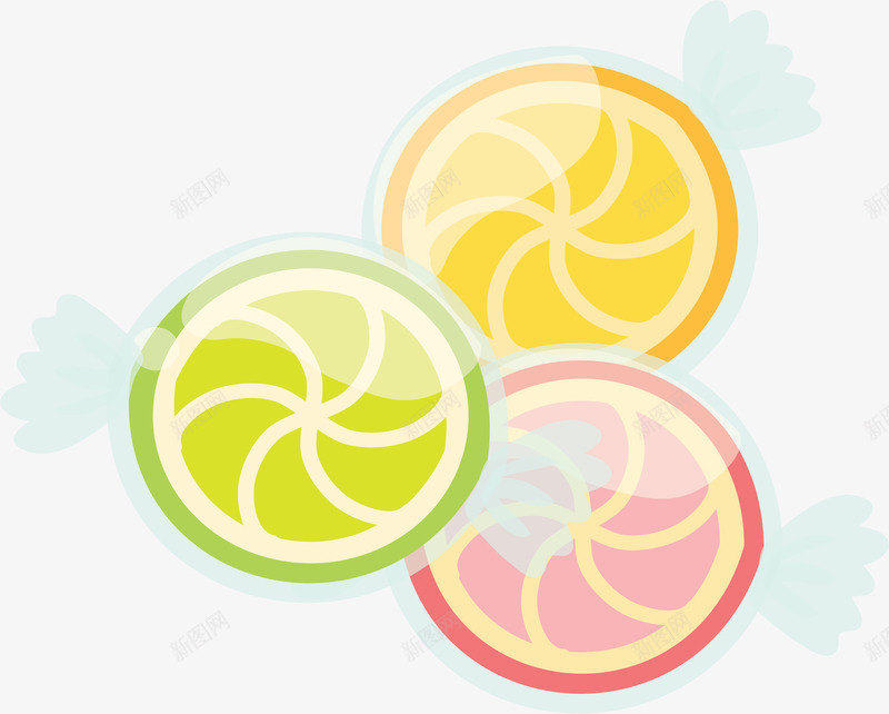 卡通彩色水果糖果矢量图ai免抠素材_88icon https://88icon.com 儿童节 彩色水果糖 橘子糖 橘子糖果 水果糖 矢量png 矢量图 糖果 糖果雨