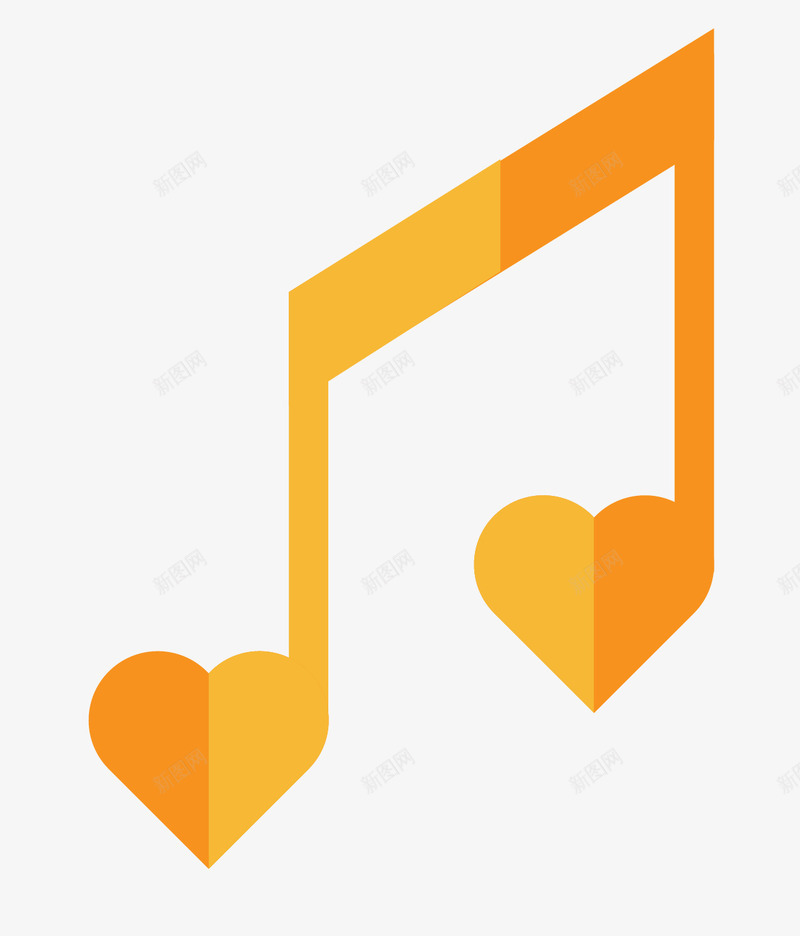 卡通简约音乐音符装饰广告png免抠素材_88icon https://88icon.com 包装设计 广告设计 清新简约音符设计 音乐艺术装饰 音符插画 音符符号装饰