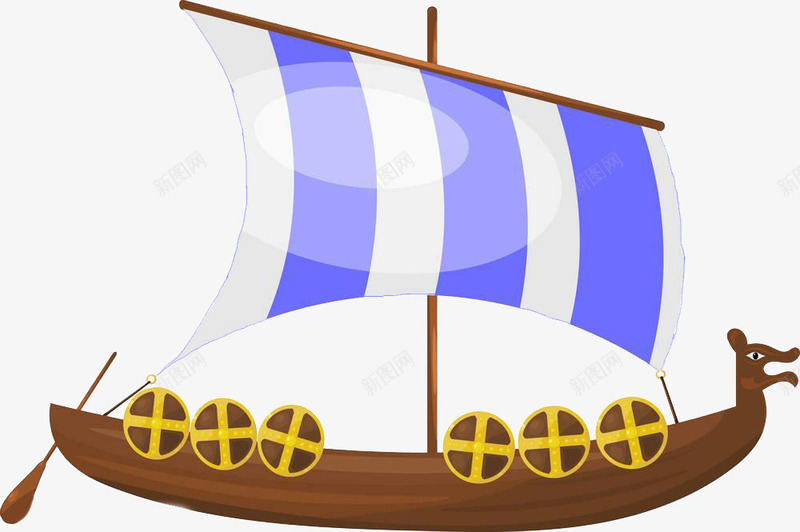 手绘大航海png免抠素材_88icon https://88icon.com 古代航海 大航海 帆船 手绘帆船 航海帆船 航海的船