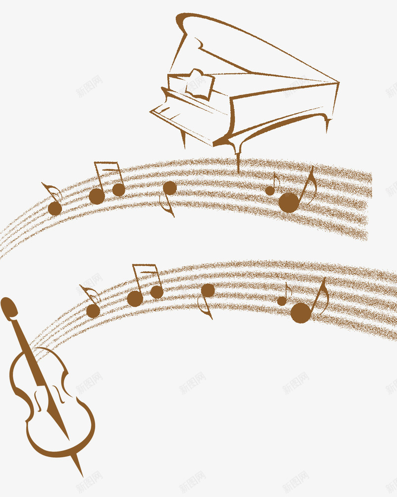 音乐室优雅艺术简约背景png免抠素材_88icon https://88icon.com 五线谱 优雅 小提琴 抽象 钢琴 音乐 音乐室 音乐室标志 音乐室装饰 音乐室装饰背景透明png 音符