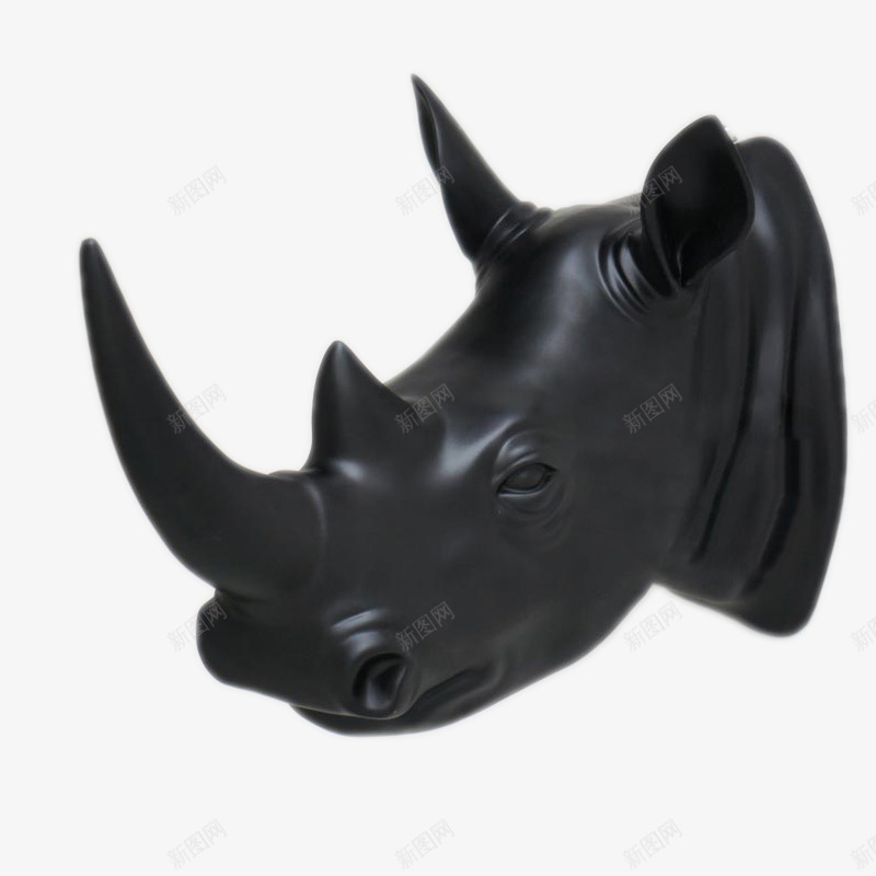 黑色犀牛头壁挂png免抠素材_88icon https://88icon.com 创意家居 动物 墙壁 壁挂 客厅家居 客厅装饰 家居客厅 家居装饰 装饰