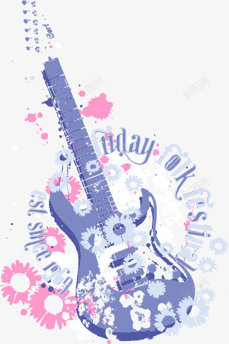 吉他png免抠素材_88icon https://88icon.com 乐谱 五线谱 吉他 声乐 新图网 曲线 灵动音符 线描 音乐 音效曲线 音符 音节