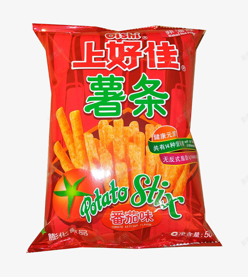 上好佳番茄口味薯条psd免抠素材_88icon https://88icon.com 上好佳 番茄 薯条 零食 食品类