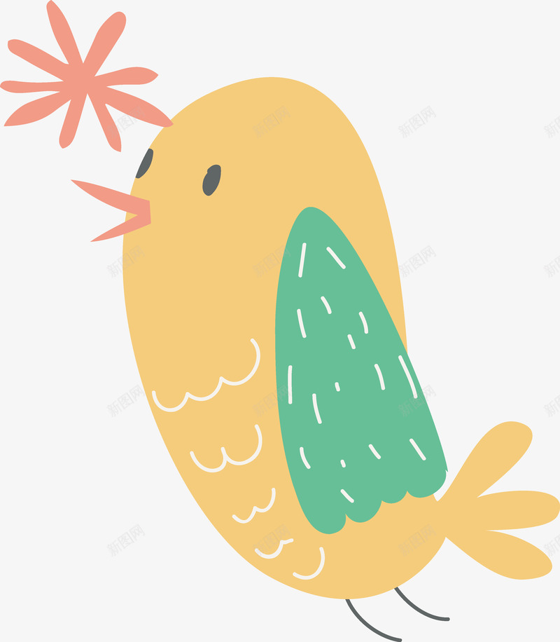 手绘卡通黄色小鸟矢量图ai免抠素材_88icon https://88icon.com 动物 卡通 大象 奶牛 孔雀 小猪 小鸟 小鹿 手绘黄色小鸟 早鸟 犀牛 矢量图 绵羊 老虎 蝴蝶