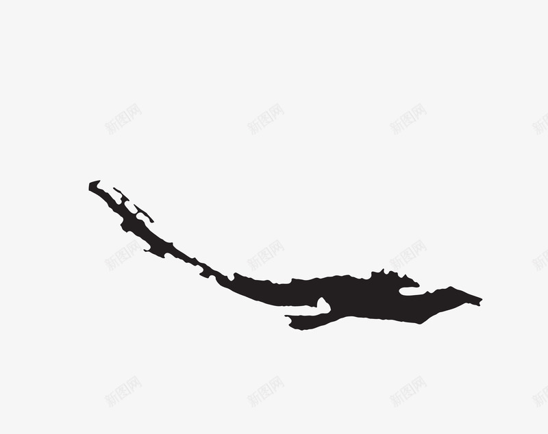 黑色毛笔笔刷点缀png免抠素材_88icon https://88icon.com 点缀 笔笔 黑色