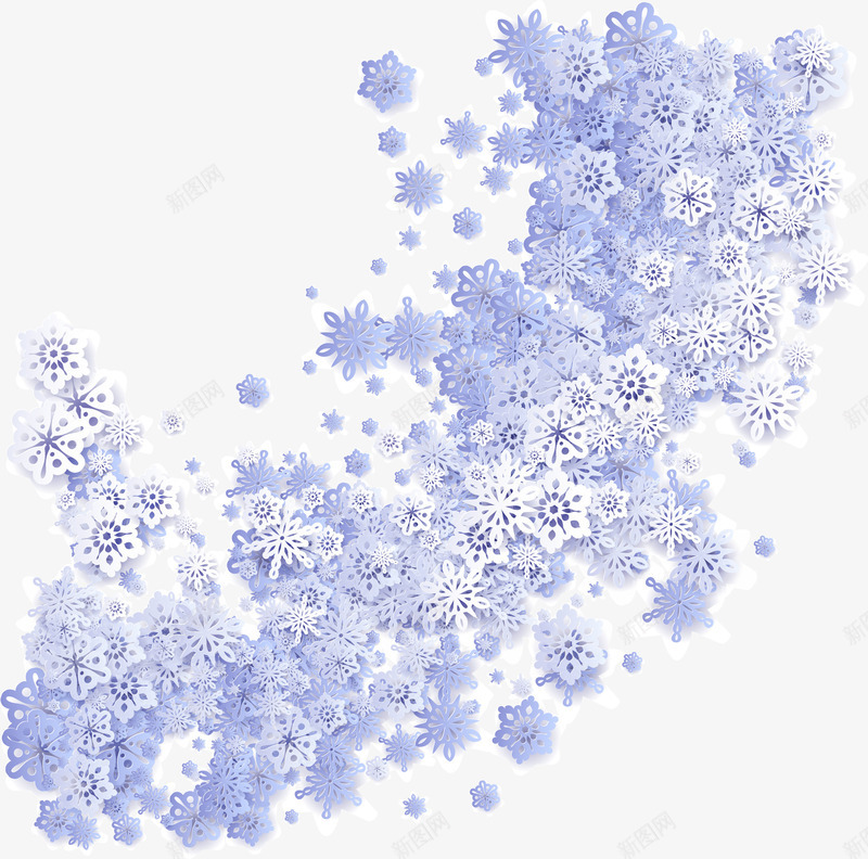 淡紫色层叠雪花圣诞装饰矢量图ai免抠素材_88icon https://88icon.com 创意 圣诞 圣诞夜 圣诞节 圣诞装饰 圣诞贺卡设计 层叠雪花 雪花 矢量图
