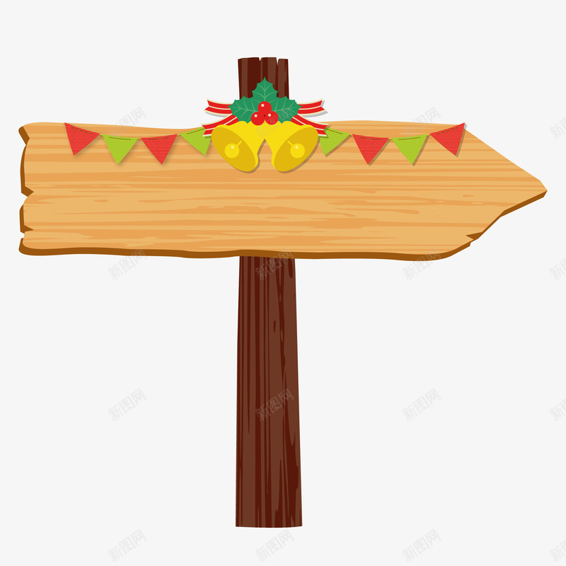 圣诞节木牌边框图矢量图ai免抠素材_88icon https://88icon.com 免抠图 圣诞节 圣诞节框子 圣诞花环 木牌边框 矢量图 礼品 礼物 边框