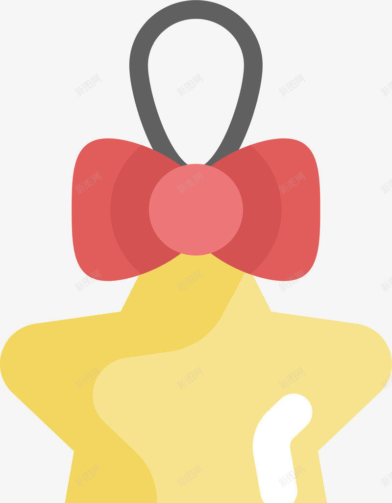 卡通星星挂饰矢量图ai免抠素材_88icon https://88icon.com 五角星 卡通星星 星星 星星挂饰 矢量png 黄色星星 矢量图