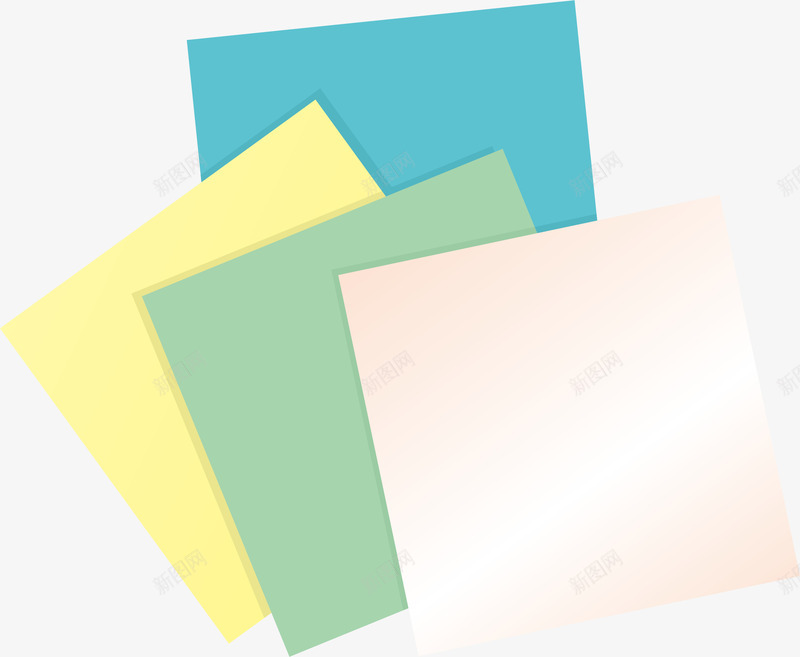 纸张元素矢量图ai免抠素材_88icon https://88icon.com png 彩纸 彩色 矢量元素 纸张矢量 矢量图