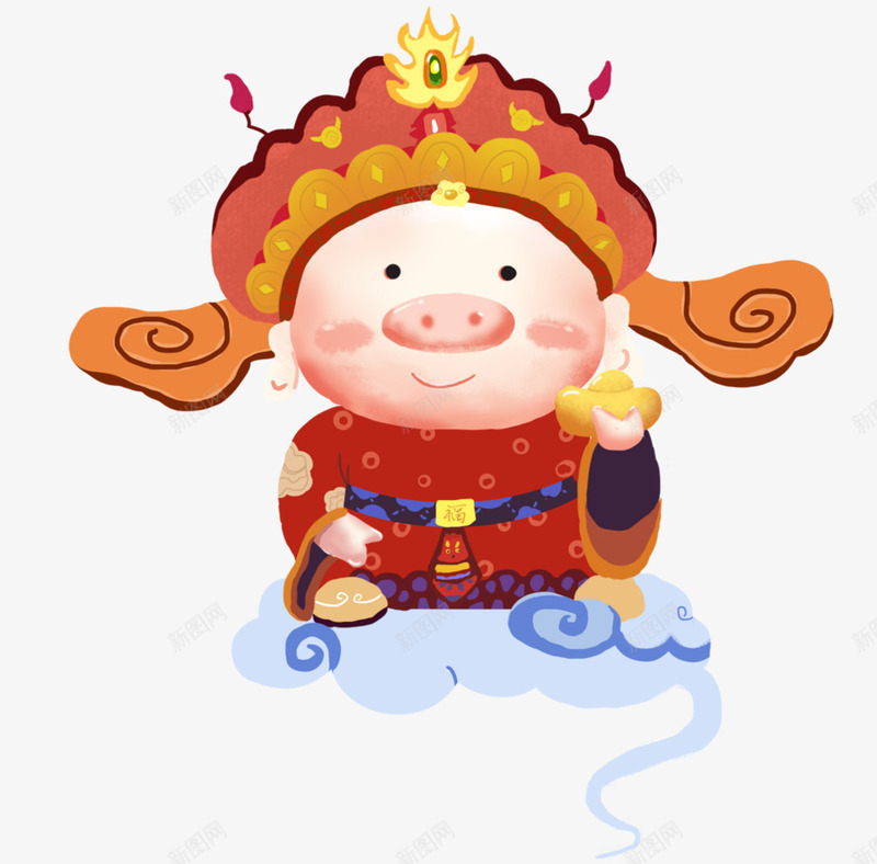 元旦新年2019节日png免抠素材_88icon https://88icon.com 2019 元旦 卡通 喜庆 图案 形象 手绘 新年 节日 表情 装饰