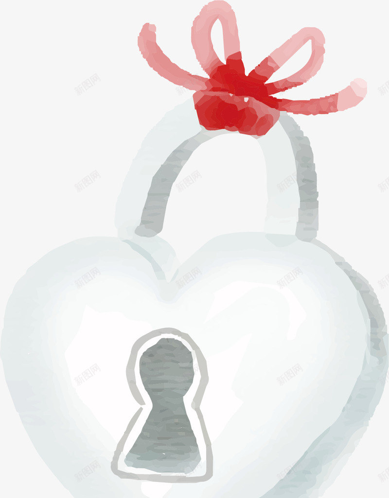 银白色爱心锁png免抠素材_88icon https://88icon.com 心锁 爱心锁头 爱情信物 矢量素材 银色锁头
