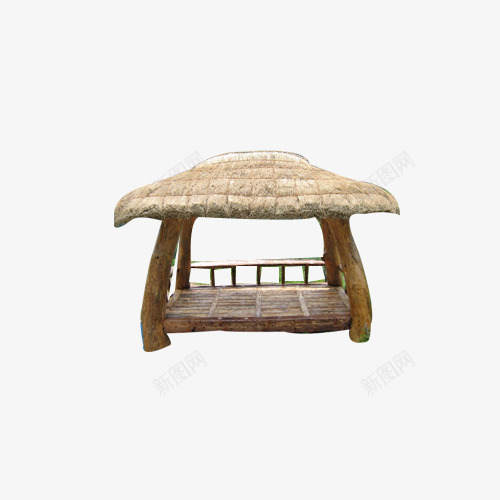 草棚png免抠素材_88icon https://88icon.com 亭子 休闲场所 草棚
