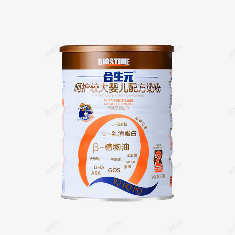 合生元呵护较大婴儿配方奶粉2段png免抠素材_88icon https://88icon.com 612个月 900g罐 BiosTime合生元呵护较大婴儿配方奶粉2段 产品实物