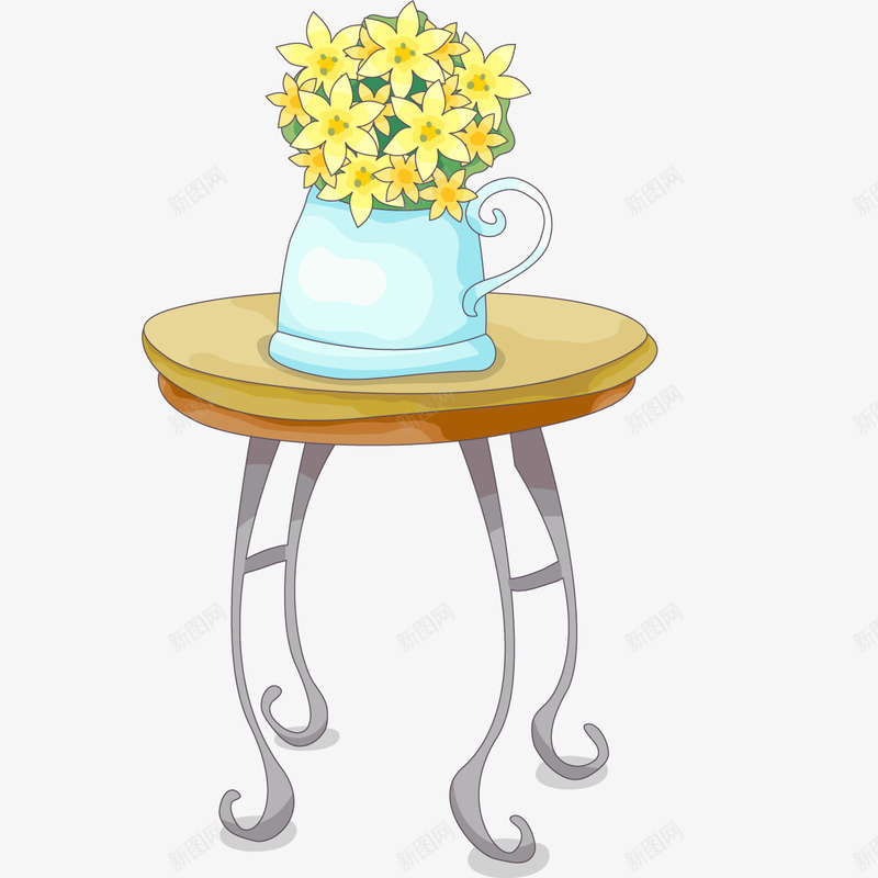 卡通手绘水彩家具装饰桌子png免抠素材_88icon https://88icon.com 卡通简约清新家具 家具 家具广告设计 家具海报设计 日常家具装饰 桌子 水彩家居物品