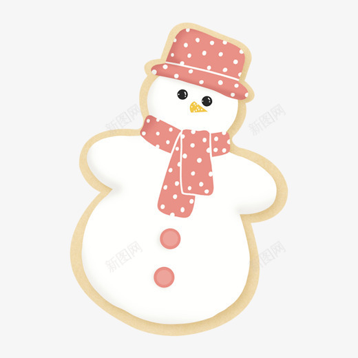 白色圆弧雪人元素psd免抠素材_88icon https://88icon.com 卡通插画 可爱 围巾 圆弧 帽子 白色 装饰 雪人