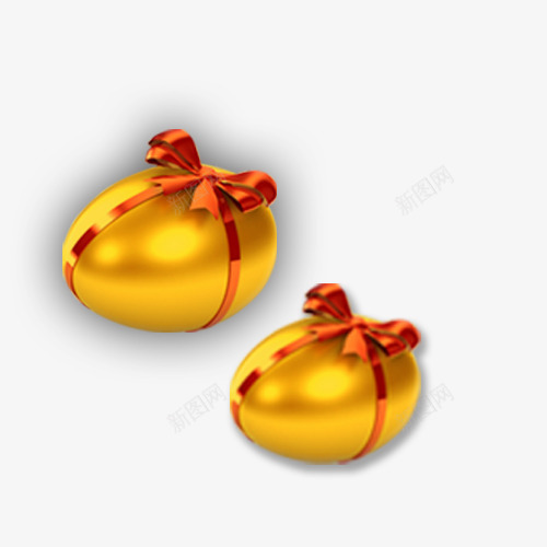 金蛋png免抠素材_88icon https://88icon.com 元旦 圣诞 节日元素 金蛋
