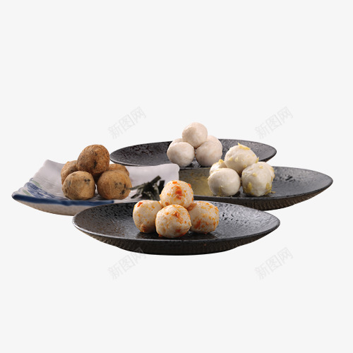 盘子里的一堆丸子png免抠素材_88icon https://88icon.com 产品实物 子 火锅丸子 火锅用品 肉丸 食物 黑色