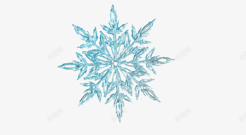 冰晶雪花png免抠素材_88icon https://88icon.com 冬季 冰晶 冰结晶 美丽 雪花