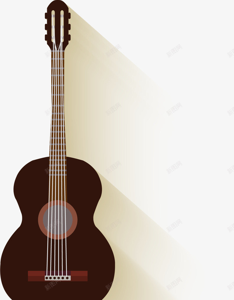 手绘吉他图案矢量图ai免抠素材_88icon https://88icon.com 吉他 图案 手绘 新图网 矢量图