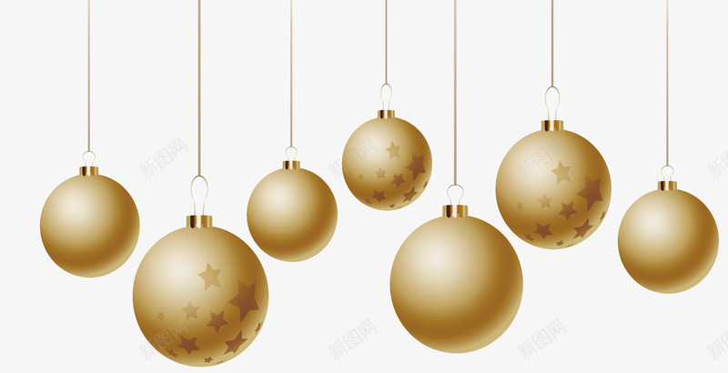 金色圣诞球挂饰矢量图ai免抠素材_88icon https://88icon.com merryChristma merryChristmas 圣诞挂饰 圣诞球 圣诞节 矢量png 金色圣诞球 矢量图