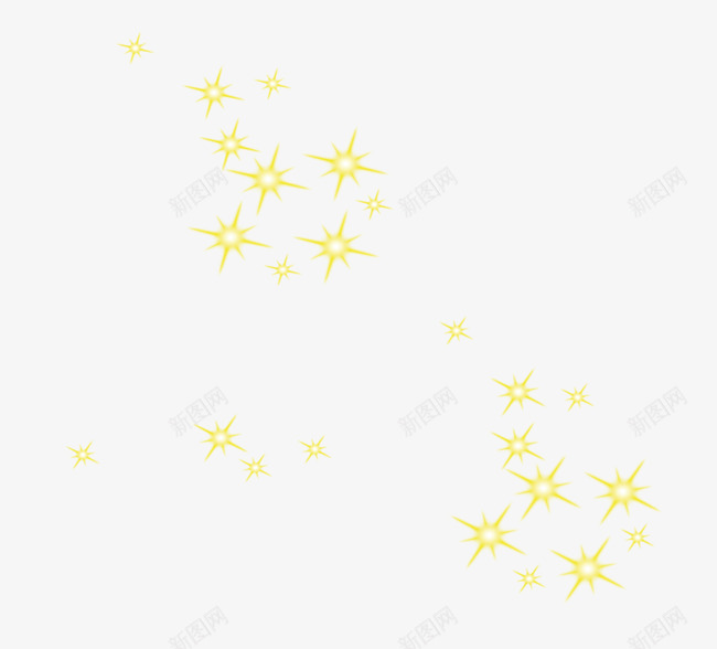 黄色点光png免抠素材_88icon https://88icon.com 星星光亮 海报设计点缀素材 黄色光