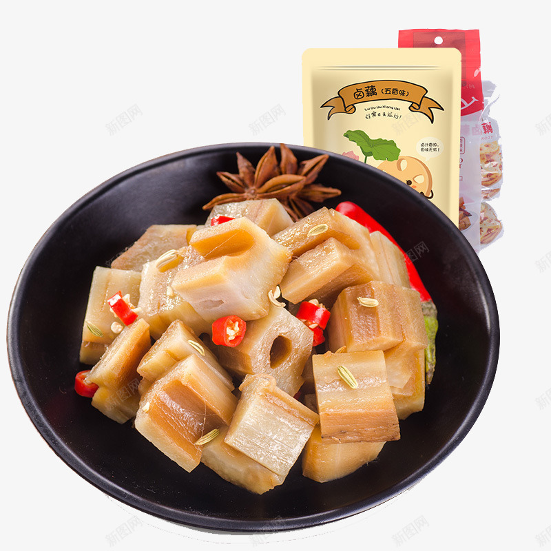 油而不腻五花肉png免抠素材_88icon https://88icon.com 红烧肉 红辣椒 肥肉 黑色盘子
