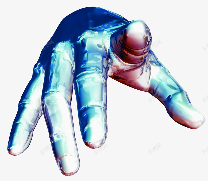 科技之右手png免抠素材_88icon https://88icon.com 右手 智能 点击 科技 金属质感