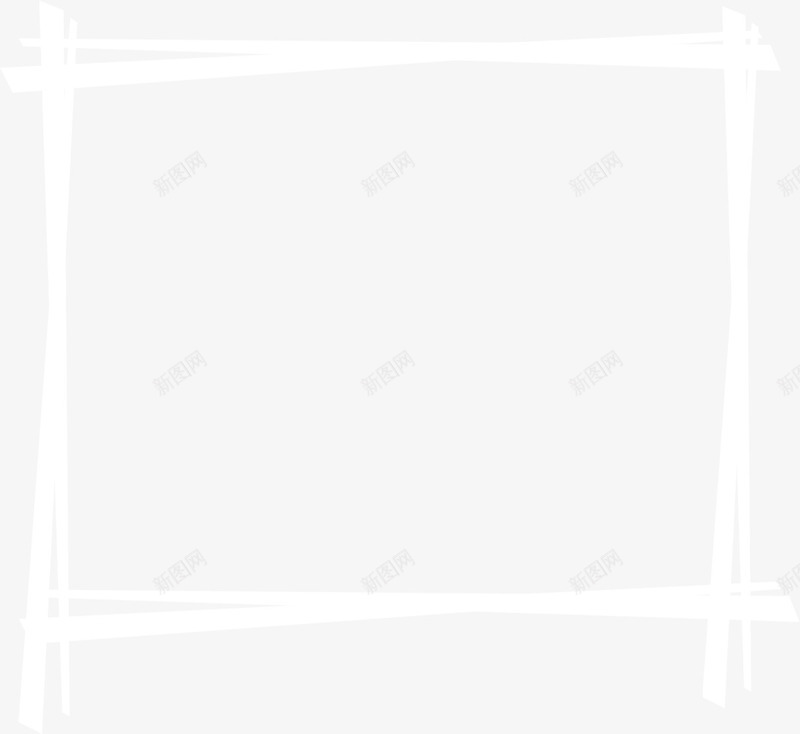 白色圣诞边框装饰png免抠素材_88icon https://88icon.com 圣诞 白色 装饰 边框