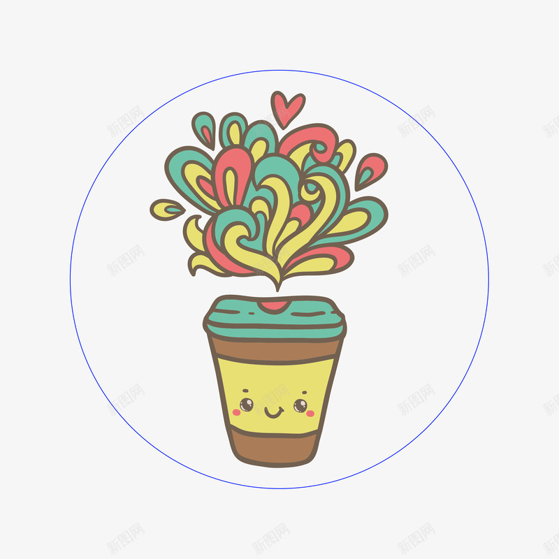 小清新插画广告卡通盆栽png免抠素材_88icon https://88icon.com 促销宣传设计 卡通手绘装饰插画 小清新插画 广告设计 简约大气插画 绿色盆栽
