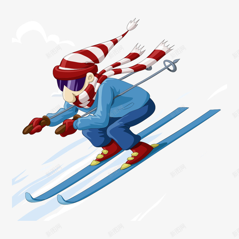 滑雪小孩矢量图ai免抠素材_88icon https://88icon.com 人物 人物插画 卡通人物 小人 小孩 插画 滑雪 矢量人物 矢量图