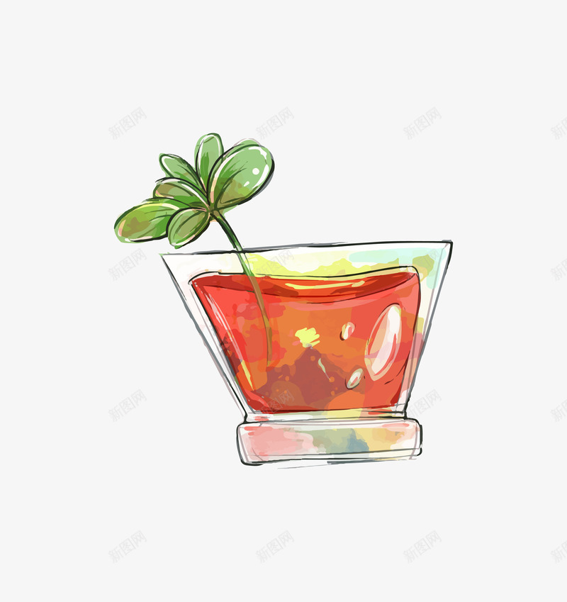 卡通手绘果汁饮料png免抠素材_88icon https://88icon.com 一杯果汁 创意 动漫动画 卡通手绘 杯子 饮料