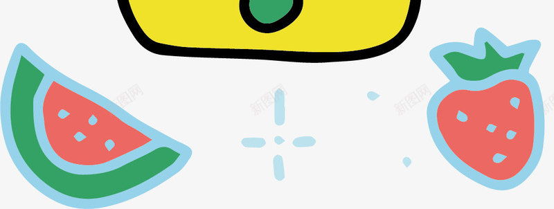 戴眼镜的手机png免抠素材_88icon https://88icon.com 夏日派对 眼镜手机 矢量素材 草莓 黄色手机