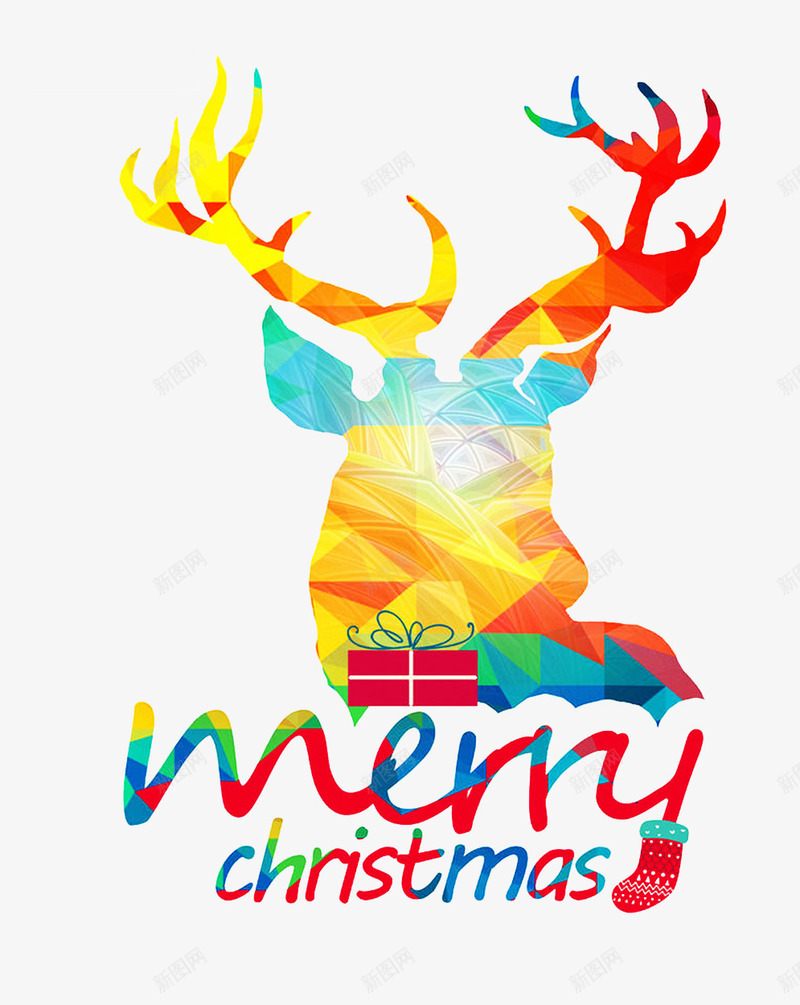 炫彩圣诞节麋鹿图案png免抠素材_88icon https://88icon.com 动物 圣诞 圣诞节 海报图案 炫彩 现代 色彩 装饰图案 靓丽 麋鹿 麋鹿图案