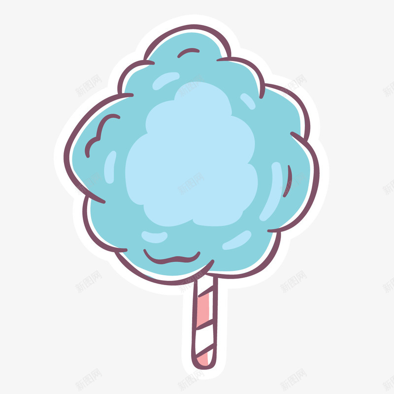 卡通手绘棉花糖png免抠素材_88icon https://88icon.com 卡通 卡通手绘棉花糖 手绘 棉花糖 糖果 零食