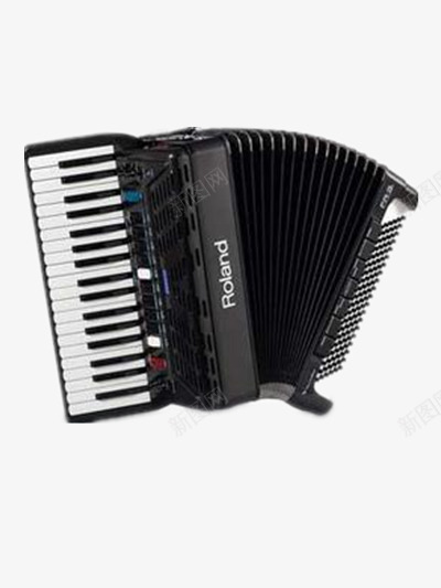 黑色手风琴png免抠素材_88icon https://88icon.com 乐器 按键 琴键 音乐 音乐家 音符 黑白琴键
