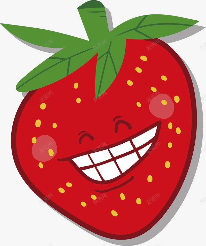 龇牙微笑的草莓矢量图ai免抠素材_88icon https://88icon.com 微笑草莓 矢量png 红色草莓 草莓 龇牙 龇牙草莓 矢量图