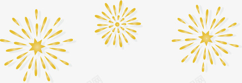 黄色烟花矢量图ai免抠素材_88icon https://88icon.com 免费 春节 烟花 热闹 爆竹 节日 过节 矢量图