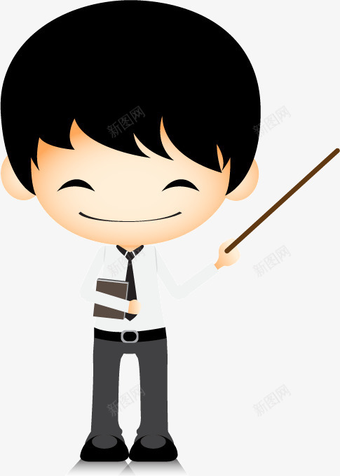 卡通职业男士矢量图ai免抠素材_88icon https://88icon.com 卡通男人 卡通男孩 教师 职业人物 矢量图