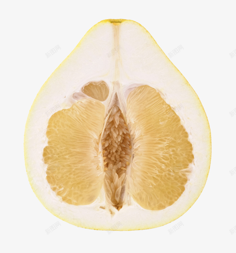 白色切开的袖子肉png免抠素材_88icon https://88icon.com 切开的 果实 果肉 柚子 水果 白柚 白色 秋冬水果 维生素C 袖子肉