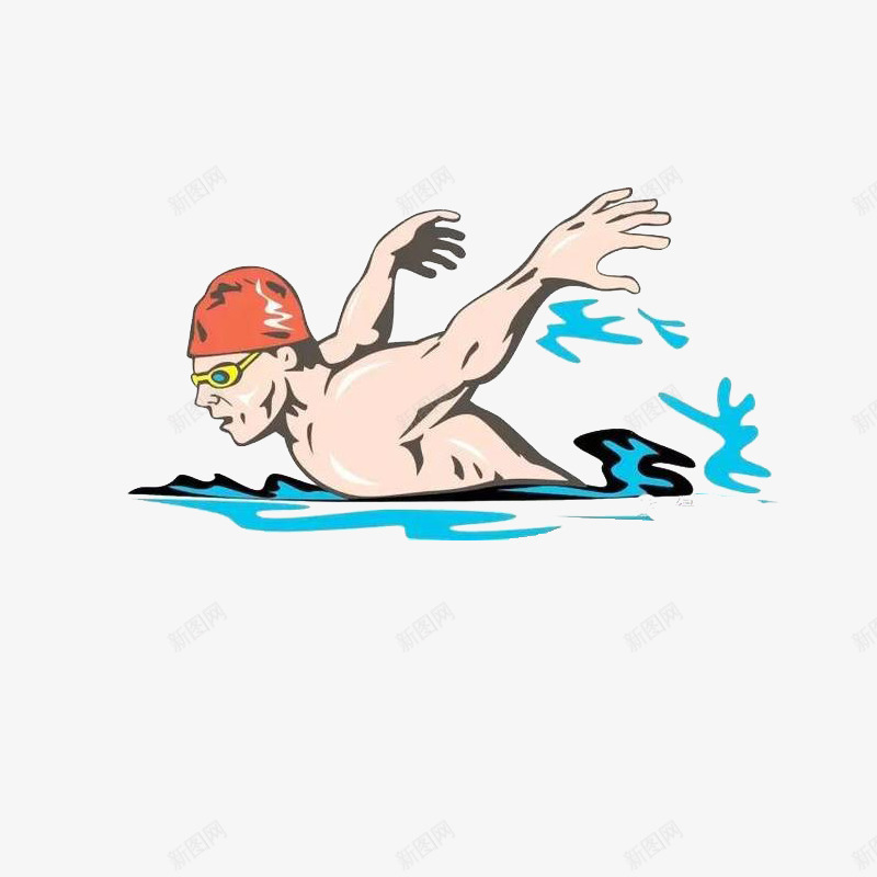 冬泳运动员png免抠素材_88icon https://88icon.com 冬泳 冬泳运动员 游泳 游泳池 运动员