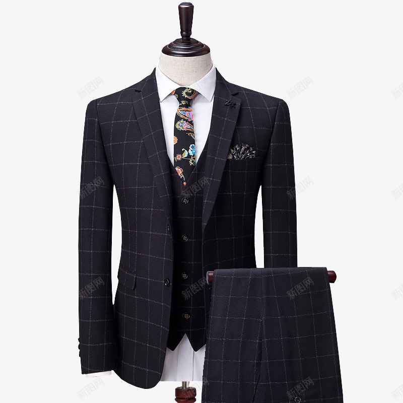 秋冬西服套装png免抠素材_88icon https://88icon.com 产品实物 商务正装 男士三件套 礼服 秋冬西服套装 职业西装 西装帽子