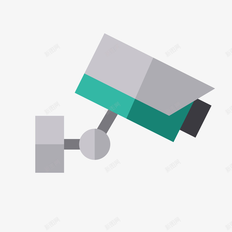 灰色监控器png免抠素材_88icon https://88icon.com 商务 圆点 扁平化 灰色 监控器 科技 观察 金属