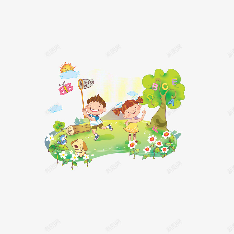 花园里玩耍的兄妹矢量图eps免抠素材_88icon https://88icon.com 兄妹 兄弟姐妹 哥哥妹妹 太阳 矢量图 花园 花园插图 花朵 蝴蝶