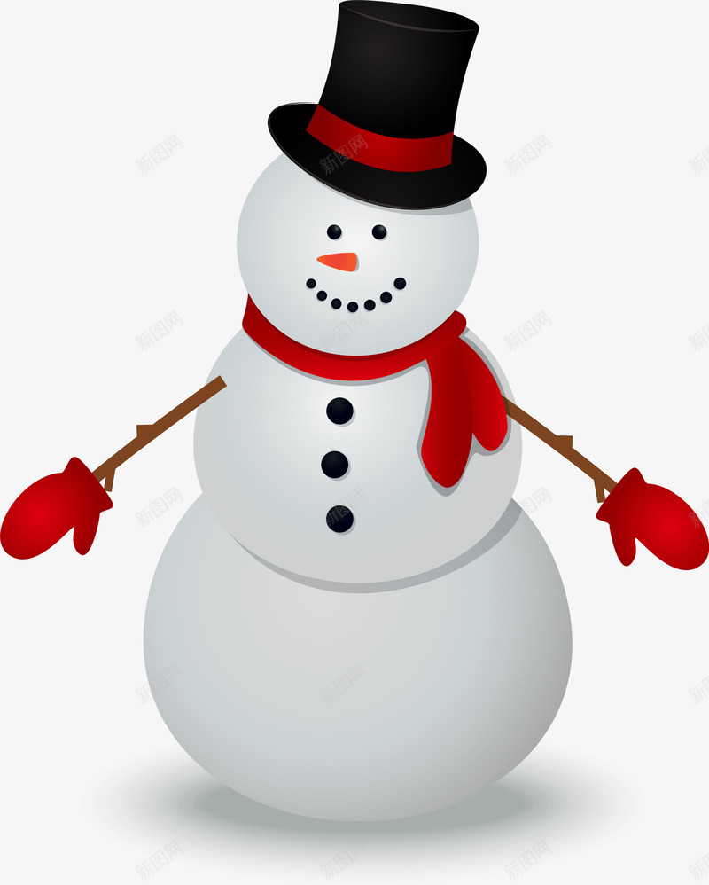 白色可爱冬日雪人png免抠素材_88icon https://88icon.com 冬天 冬季 可爱雪人 堆雪人 白色雪人 装饰图案