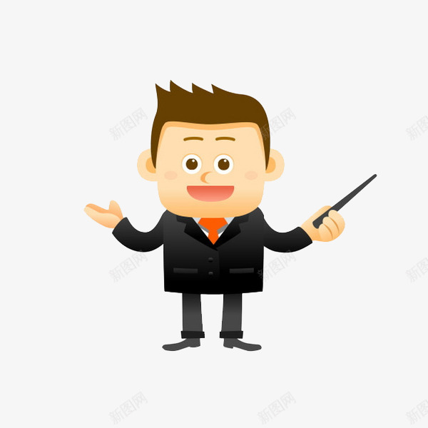 卡通拿着木棍的男人图png免抠素材_88icon https://88icon.com 卡通 商务 帅气的 插图 木棍 男人 西装 讲解