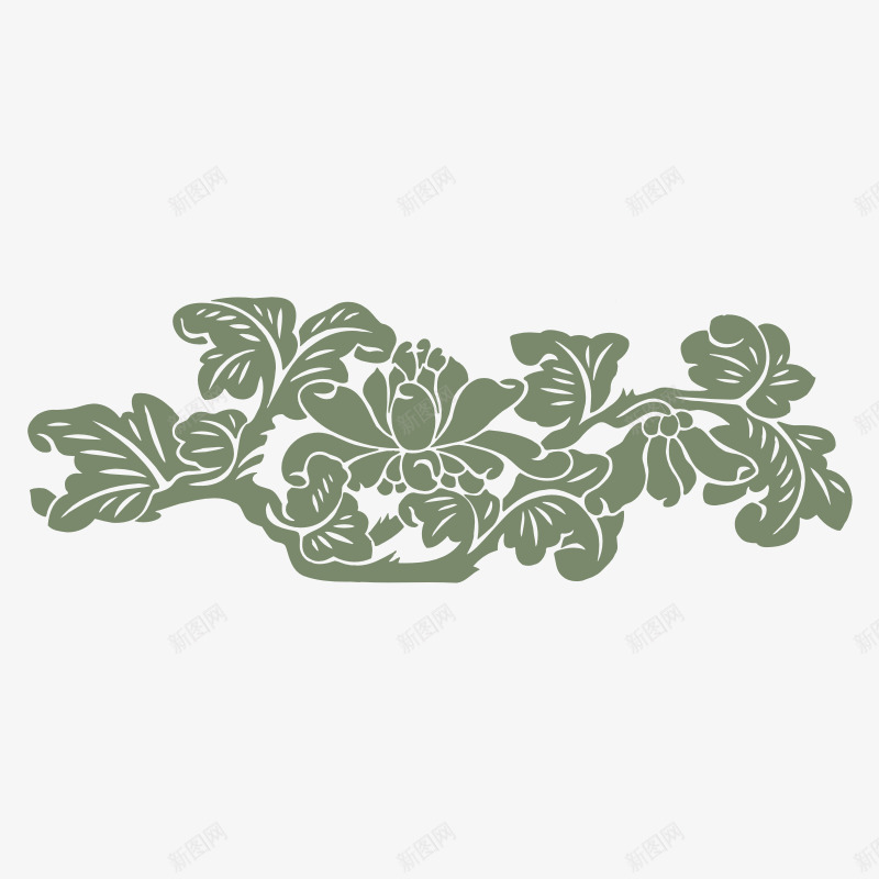 经典民族传统装饰图案纹路画psd免抠素材_88icon https://88icon.com 装饰图案