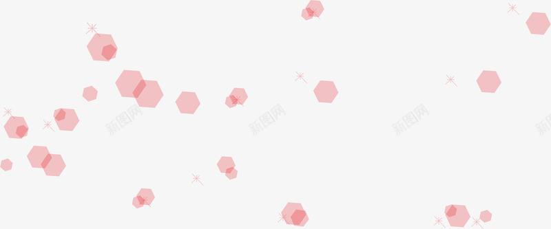 红色漂浮矢量图ai免抠素材_88icon https://88icon.com AI 六边形 底纹 星星 漂浮 背景 矢量图