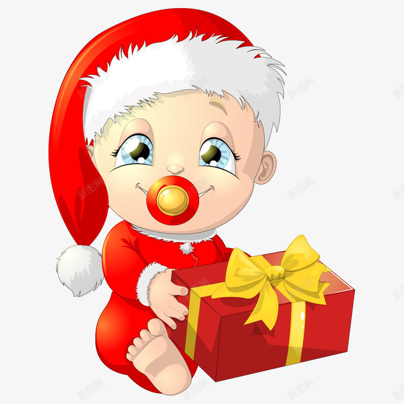 圣诞小孩png免抠素材_88icon https://88icon.com 人物 卡通人物 圣诞节 小孩 插画 礼盒