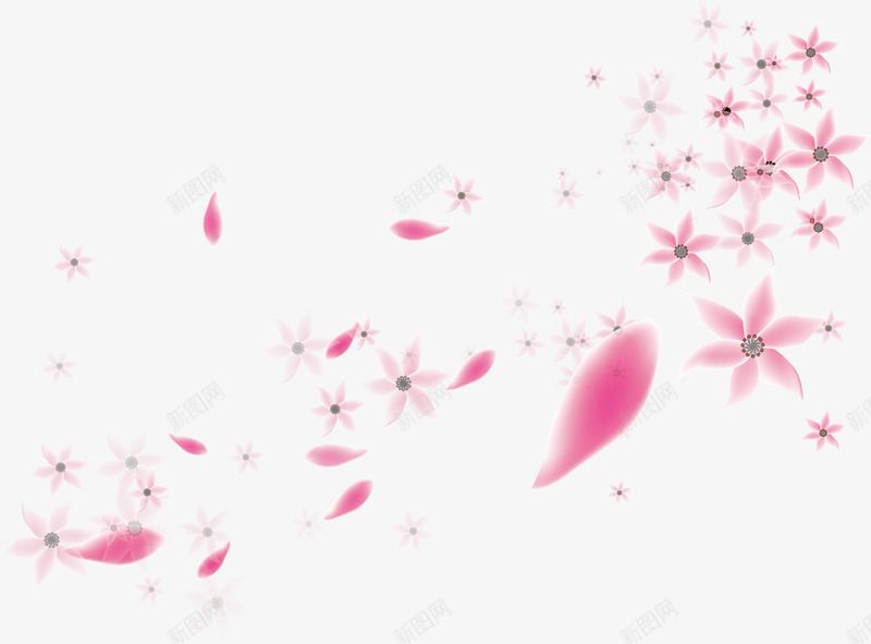 粉色花瓣矢量图ai免抠素材_88icon https://88icon.com 卡通 手绘 漂浮 粉色 素材堆 花瓣 装饰 矢量图