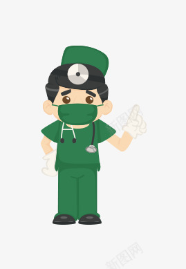 绿色衣服男护士听话png免抠素材_88icon https://88icon.com 男护士听话 绿色 衣服